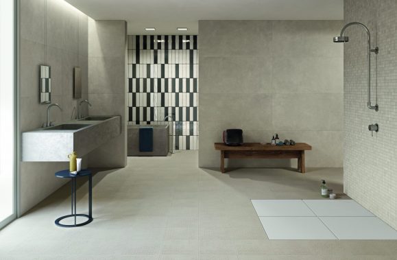 Fliesen und Feinsteinzeug für das Bad kaufen Fliesen und Feinsteinzeug für das Bad kaufen, aus einem umfangreichen Sortiment führender Marken & Hersteller wie z.B. Floor Gres, Lea, Emilceramica, Ergon, Viva, Provenza, Mirage, Caesar, Atlas Concorde, Italgraniti, Rex, Sant’Agostino sowie die Mosaiken der Firmen Bisazza oder Sicis und viele mehr.